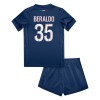 Original Trikotsatz Paris Saint-Germain Lucas Beraldo 35 Heimtrikot 2024-25 Für Kinder